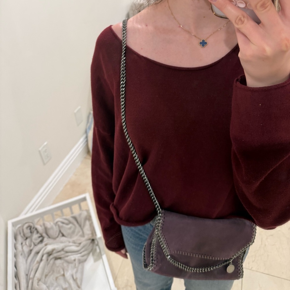 Stella McCartney purple crossbody bag. - Picture 5 of 5